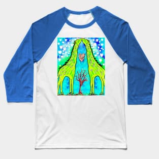 Giraffe Kisses Baseball T-Shirt